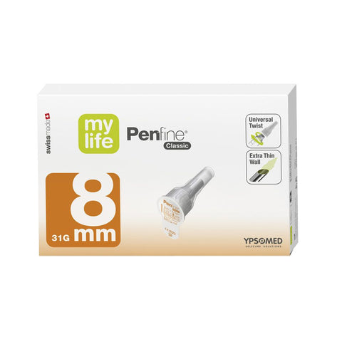 MYLIFE Penfine Classic needles 8 mm (100 pieces)