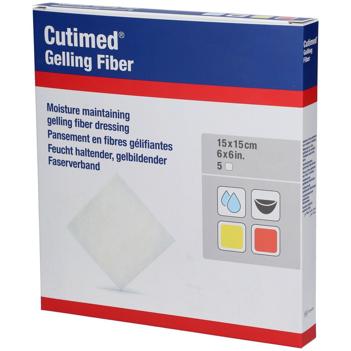 Cutimed® Gelling Fiber 15 x 15 cm (5 pièces)