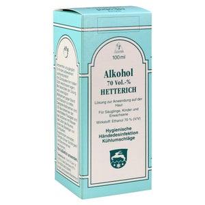 Hetterich Alcool 70% V/V (100 ml)