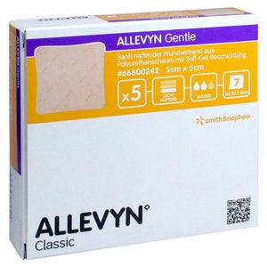 Allevyn Gentle pansement en mousse 5x5 cm (5 pièces)