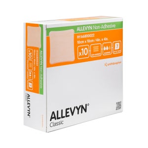 Allevyn non Adhesive pansement 10x10 cm (10 pièces)