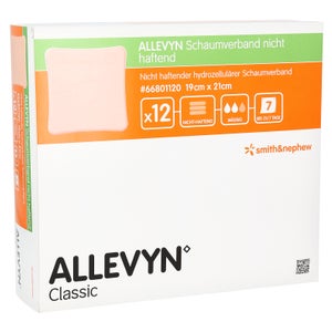 ALLEVYN® Non-Adhesive Foam Dressing 19 x 21 cm (12 pieces)