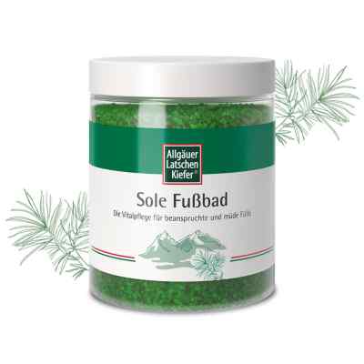 Allgäuer Latschenk. bain de pieds à la saumure (350 g)
