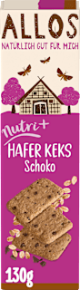 Allos Biscuits à l'avoine Nutri+ chocolat (130 g)
