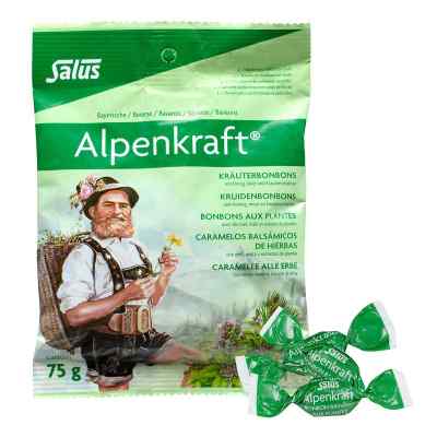 Salus Alpenkraft Bonbons aux herbes avec miel et malt (75 g)