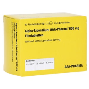AAA-Pharma acide alpha-lipoïque 600 mg comprimés pelliculés (60 pièces)