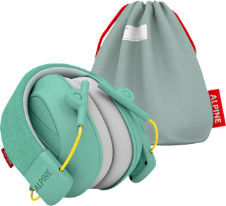 Alpine Muffy casque anti-bruit enfant menthe (1 pièce)
