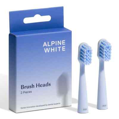 Alpine White têtes de brosse (2 pièces)
