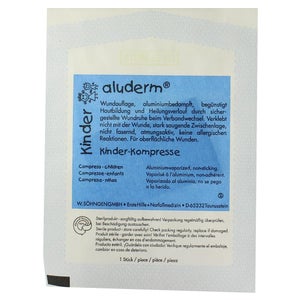 Aluderm compresses pour enfants 4x6 cm (1 pièce)