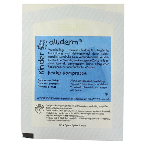 Aluderm compresses pour enfants 4x6 cm (1 pièce)
