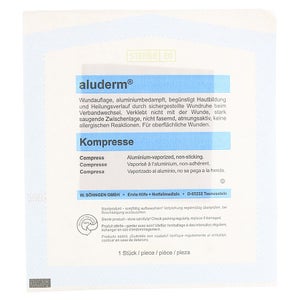 Aluderm compresses 7,5x7,5 cm (1 pièce)