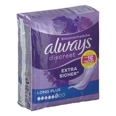 Always discreet serviettes pour incontinence long plus (8 pièces)