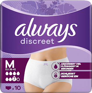 Always Discreet Pants Incontinencia Plus Taille M (10 pièces)