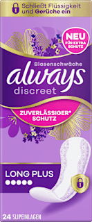 Always Discreet protège-slips incontinence Long Plus (24 pièces)