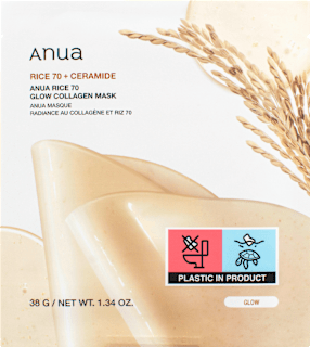 Anua Masque visage Collagen Mask Rice 70 Ceramide Glow (38 g)