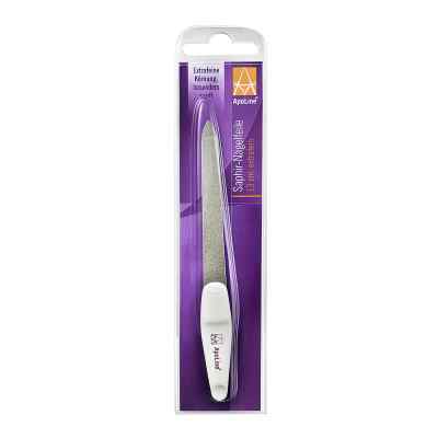 Apoline lime à ongles saphir 13 cm extra-fine chromée (1 pièce)