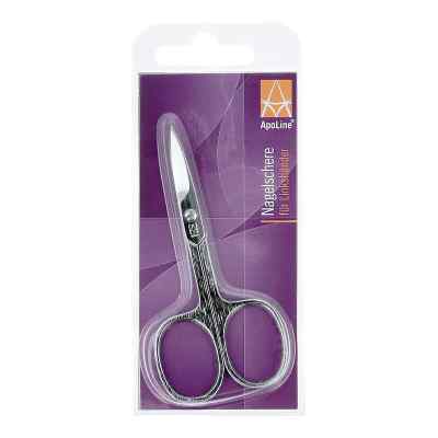 Apoline ciseaux à ongles pour gauchers 9 cm chromés (1 pièce)