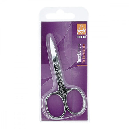 Apoline ciseaux à ongles pour gauchers 9 cm chromés (1 pièce)