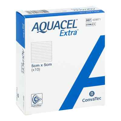 Aquacel Extra compresses 5x5 cm (10 pièces)