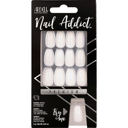 Ardell Nail Addict Natural Ballerina faux ongles (24 pièces)