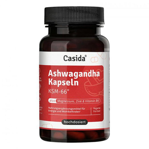 Casida GmbH Ashwagandha gélules Ksm-66 hautement dosé (90 gélules)