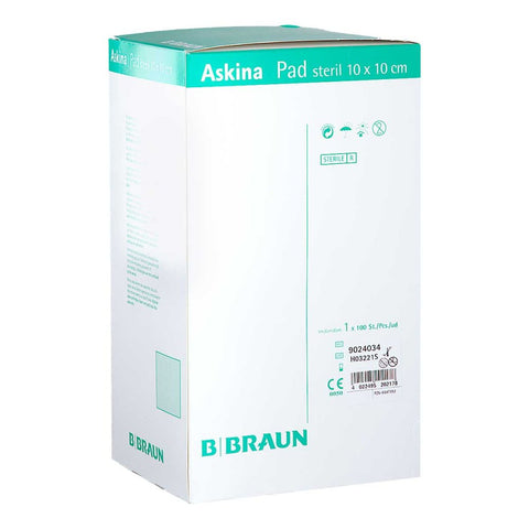 Askina Pad non-adherent dressing 10x10cm (100 pieces)