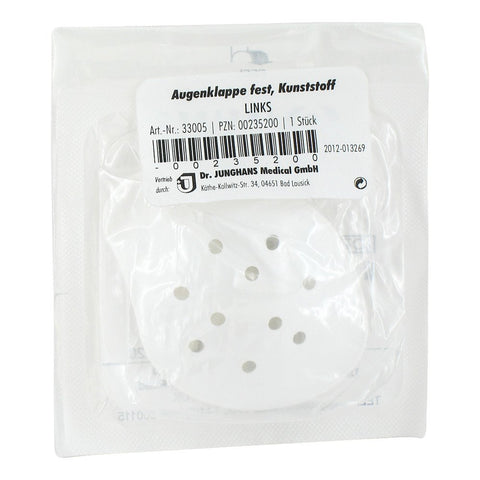 Dr. Junghans Medical Fixed Left Plastic Eye Patch (1 piece)