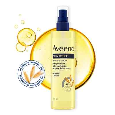 Aveeno Skin Relief spray d'huile corporelle à l'huile d'avoine et au jojoba (200 ml)
