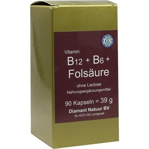 FBK-Pharma B12 + B6 + folic acid lactose-free capsules (90 pieces)