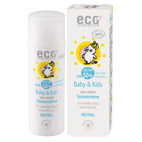 eco cosmetics crème solaire bébé SPF50+ neutre (50 ml)
