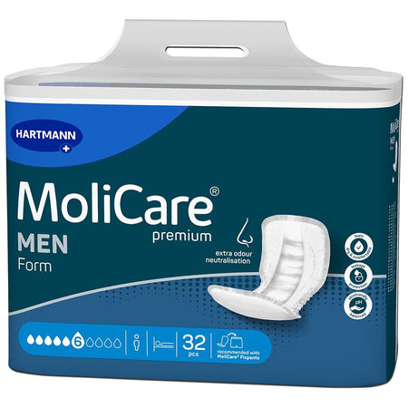 MoliCare Premium Form Men 6 gouttes (32 pièces)
