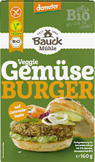 Bauck Mühle préparation pour burgers vegan aux légumes (160 g)