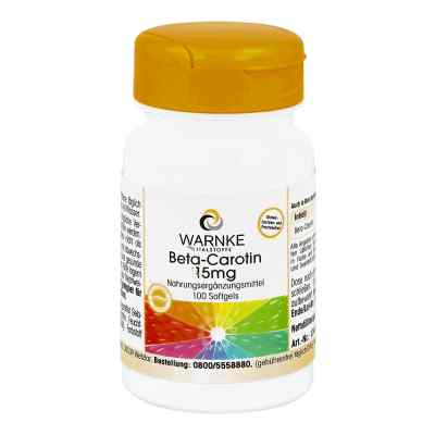 Warnke Vitalstoffe Bêta-carotène gélules 15 mg (100 gélules)