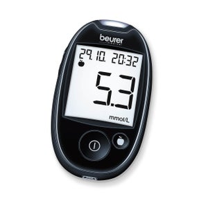 Beurer GL 44 blood glucose monitor mmol/l purple (1 piece)