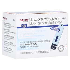 Beurer GL 40 bandelettes de test de glycémie (50 pièces)