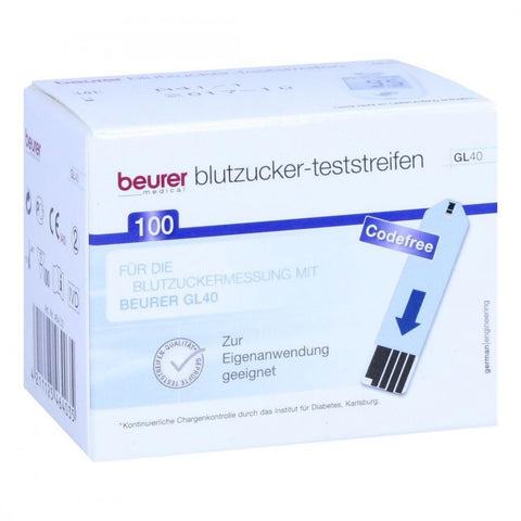 Beurer Gl40 bandelettes de test de glycémie (100 pièces)