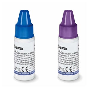 Beurer solution de contrôle pour lecteur de glycémie GL 40 (1 pièce)