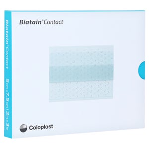 Biatain Contact Pansement de contact en silicone (5x7,5 cm, 10 pièces)