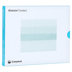 Biatain Contact pansement de contact en silicone 7,5x10 cm (10 pièces)
