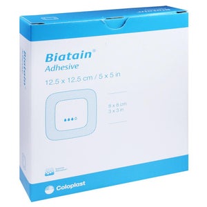 Biatain self-adhesive foam dressing 12.5x12.5 cm (10 pieces)