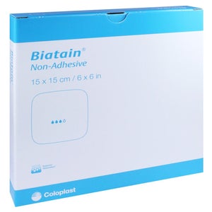 Biatain pansement en mousse 15x15 cm non adhésif (5 pièces)