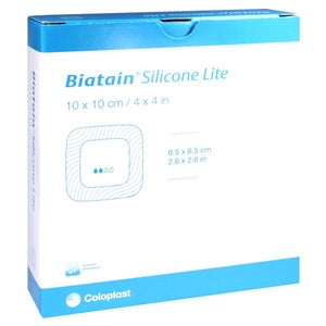 Biatain Silicone Lite pansement en mousse 10x1 (10 pièces)
