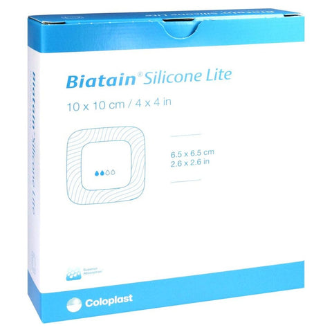 Biatain Silicone Lite pansement en mousse 10x1 (10 pièces)