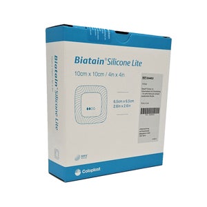 Biatain Silicone Lite pansement en mousse 10x1 (10 pièces)