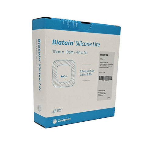 Biatain Silicone Lite pansement en mousse 10x1 (10 pièces)