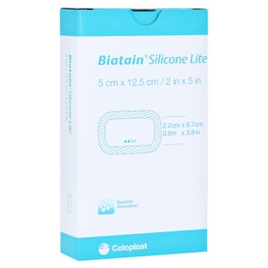 Biatain Silicone Lite pansement en mousse 5x12 (5 pièces)