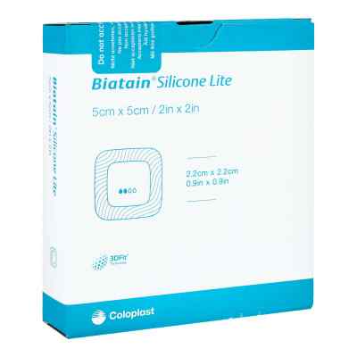 Biatain Silicone Lite pansement en mousse 5x5 cm (5 pièces)