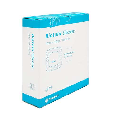 Biatain Silicone pansement en mousse (10x10 cm, 10 pièces)