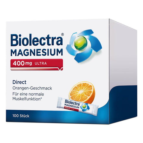 Biolectra Magnésium 400 mg Ultra Direct Orange (100 sachets)