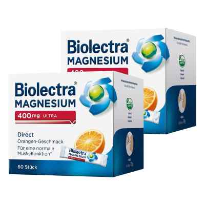 Biolectra Magnésium 400 mg Ultra Direct Orange (2x60 pièces)